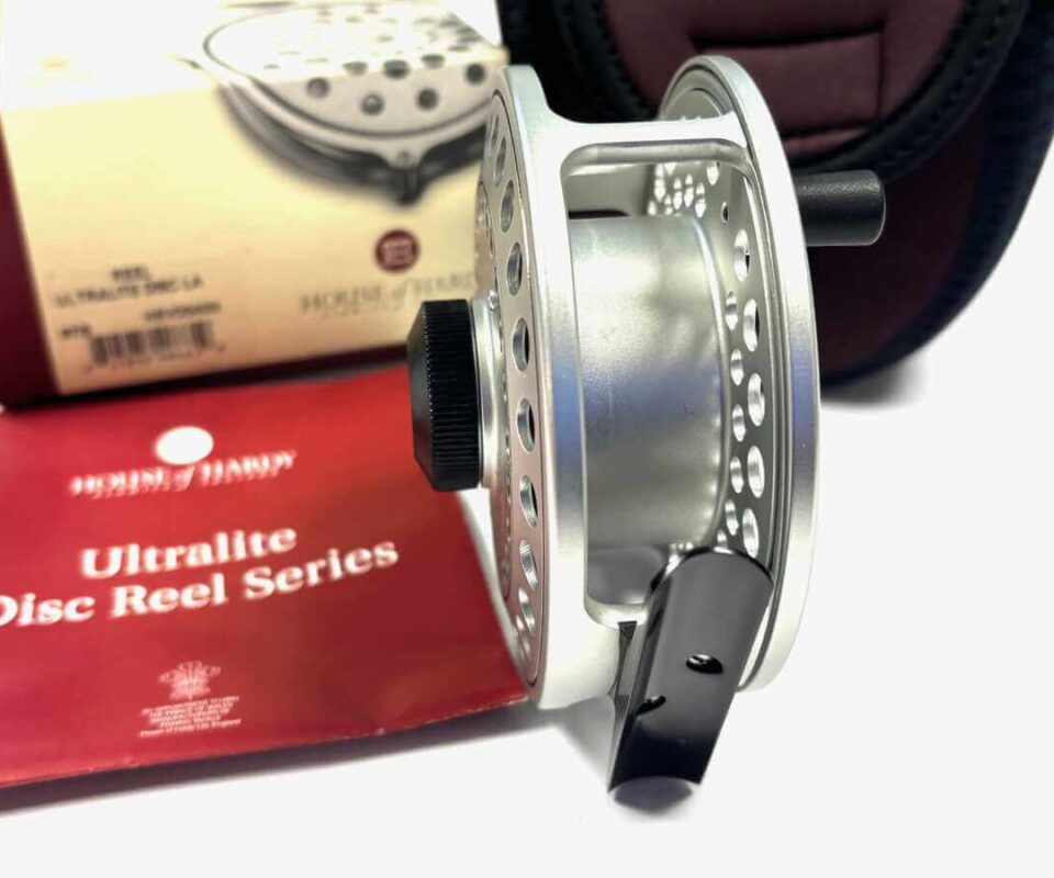  Hardy Ultralite Disc LA 7/8 Fly Reel Pouch And Case