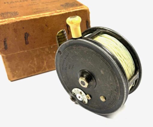   Hardy Silex Major Reel 3.5″ Alloy Vintage Casting Reel With Leaflet & Box