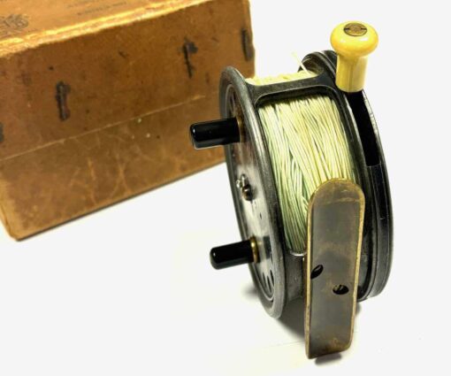   Hardy Silex Major Reel 3.5″ Alloy Vintage Casting Reel With Leaflet & Box