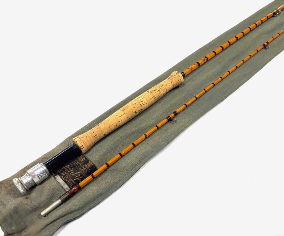   Hardy The Halford Knockabout 9’ 6” 2 Piece Palakona Cane Trout Fly Rod FINE