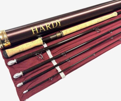   Hardy Origin 15′ 5 Piece Carbon Salmon Fly Rod #10 Rare Model With Bag & Tube