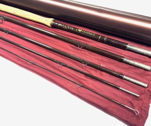   Hardy Origin 15′ 5 Piece Carbon Salmon Fly Rod #10 Rare Model With Bag & Tube