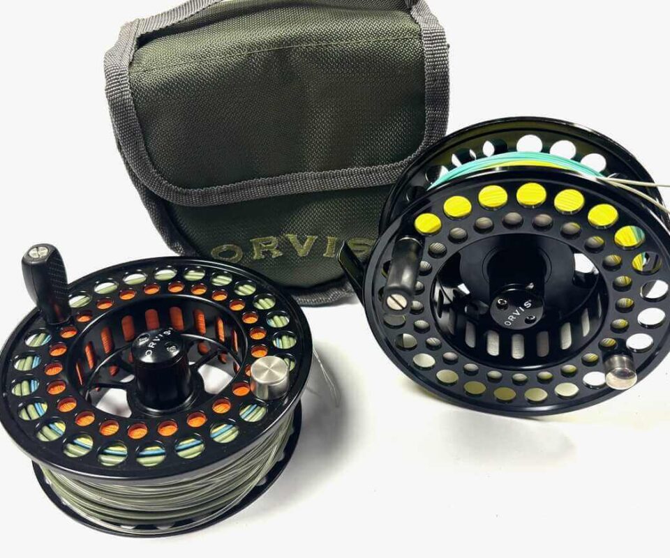   Orvis Battenkill VI 4.5″ Large Arbor Salmon Fly Fishing Reel With Spare Spool & Case