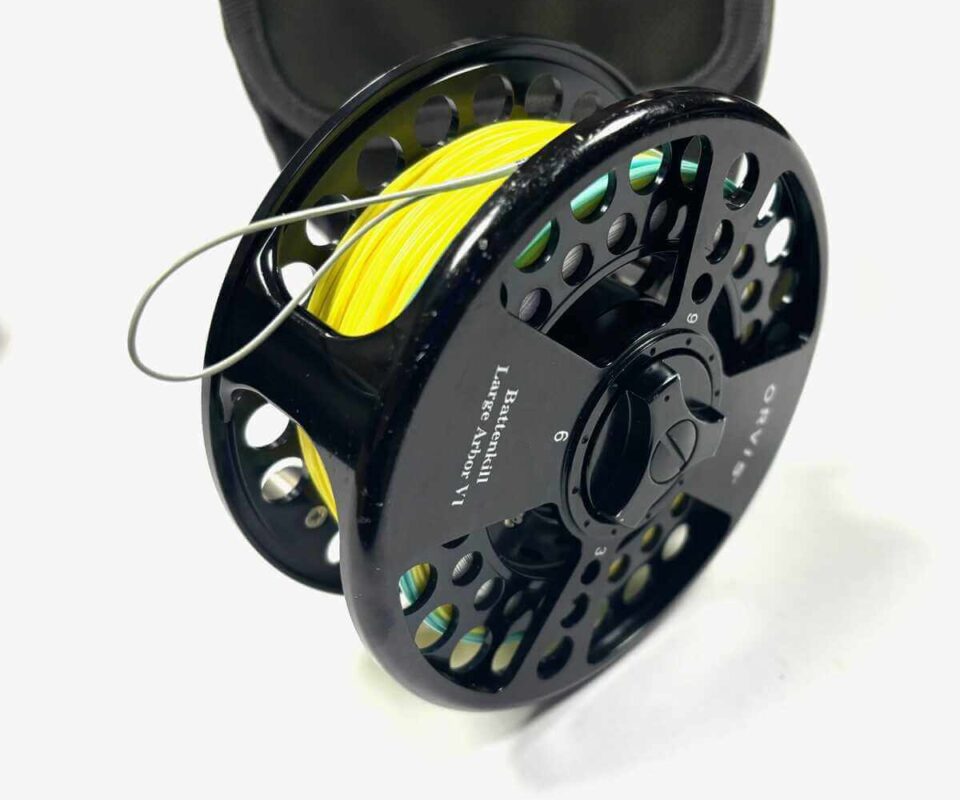   Orvis Battenkill VI 4.5″ Large Arbor Salmon Fly Fishing Reel With Spare Spool & Case