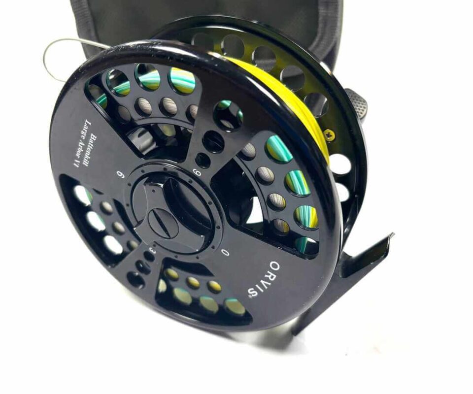   Orvis Battenkill VI 4.5″ Large Arbor Salmon Fly Fishing Reel With Spare Spool & Case