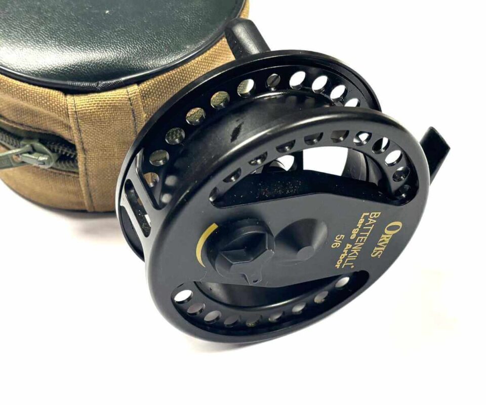 Orvis Battenkill Large Arbor reel 5/6 Reel With Case