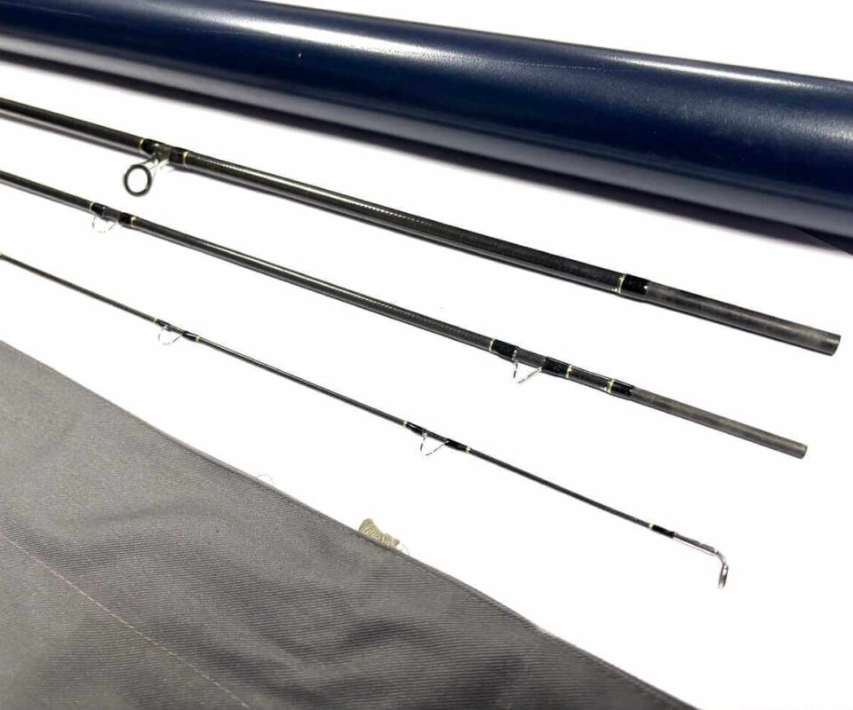   Hardy Ultralite PLUS 10′ 6″ 3 Piece Carbon Trout Fly Rod #7 Fine With Bag & Tube