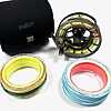 Hardy ASR 7000 Large Arbor Salmon Fly Reel 4.25" With Two Spare Cassettes, Line & Pouch
