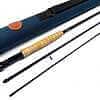 Hardy Elite 9′ Three Piece Line #5 Trout Fly Rod With Bag And Case Excellent