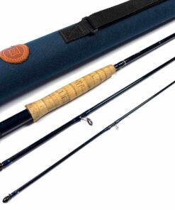   Hardy Elite 9′ Three Piece Line #5 Trout Fly Rod With Bag And Case Excellent