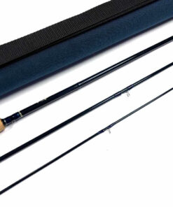  Hardy Elite 9′ Three Piece Line #5 Trout Fly Rod With Bag And Case Excellent