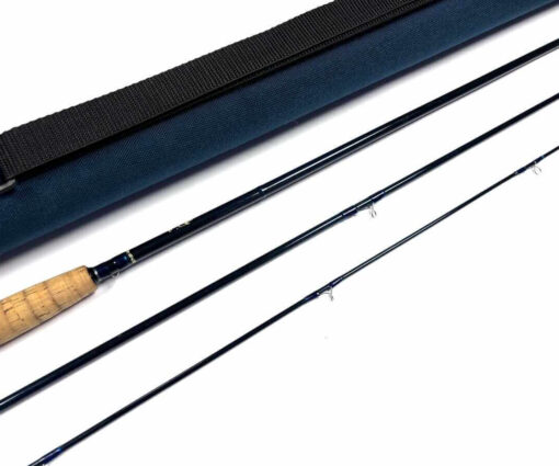   Hardy Elite 9′ Three Piece Line #5 Trout Fly Rod With Bag And Case Excellent