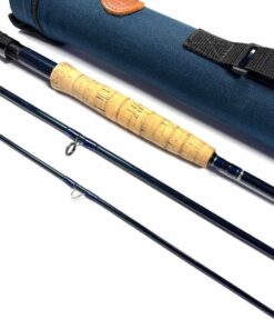   Hardy Elite 9′ Three Piece Line #5 Trout Fly Rod With Bag And Case Excellent