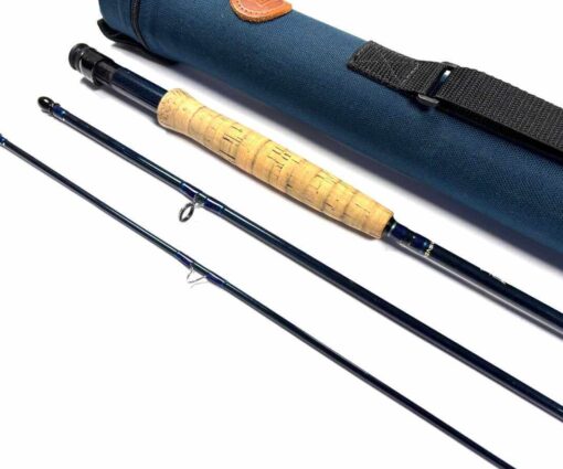   Hardy Elite 9′ Three Piece Line #5 Trout Fly Rod With Bag And Case Excellent