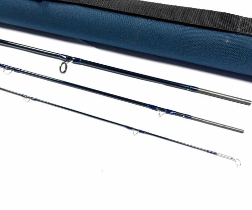   Hardy Elite 9′ Three Piece Line #5 Trout Fly Rod With Bag And Case Excellent