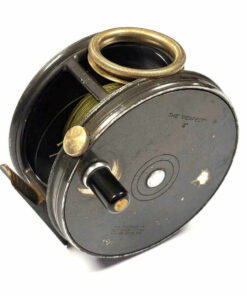   Hardy Perfect 4″ Wide Drum Salmon Fly Reel RHW With Line Guard Great Usable