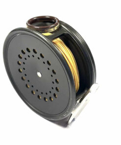   Hardy Perfect 3 5/8″ Alloy Fly Reel With Smoke Red Guide With Case Fine Condition