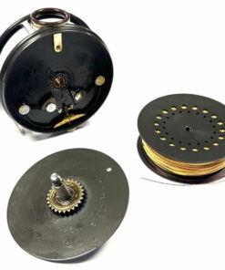   Hardy Perfect 3 5/8″ Alloy Fly Reel With Smoke Red Guide With Case Fine Condition