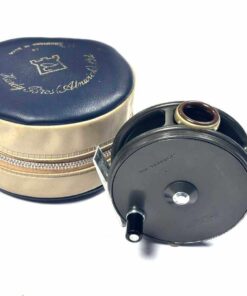   Hardy Perfect 3 3/8″ Alloy Fly Reel With Smoke Red Line Guard & Case