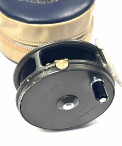   Hardy Perfect 3 3/8″ Alloy Fly Reel With Smoke Red Line Guard & Case
