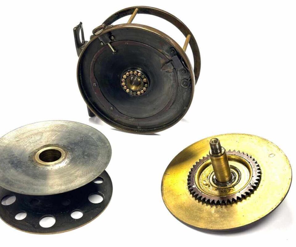   Hardy Perfect 1895/96 4″ All Brass Fishing Reel SUPERB