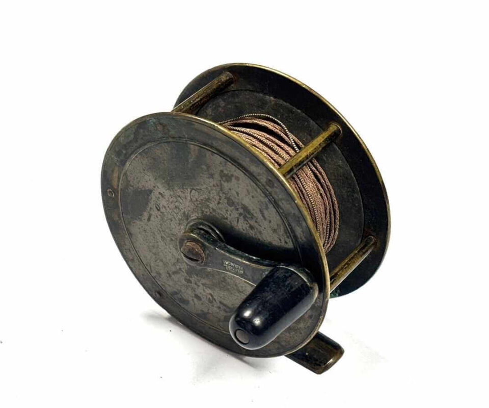   Hardy Brass 3 3/4" Salmon Winch Circa 1890