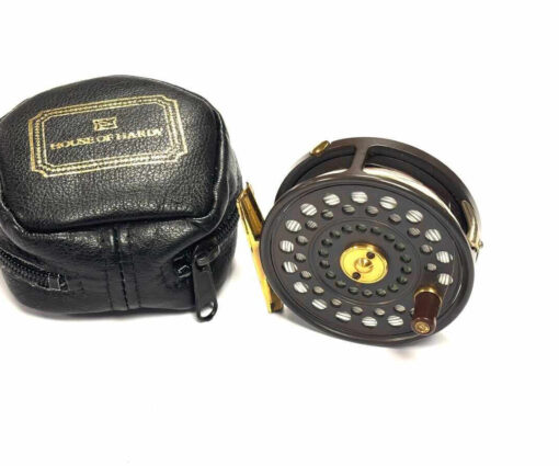   Hardy LRH Golden Lightweight 3 3/16″ Trout Fly Reel With Pouch