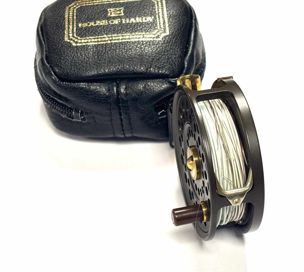 Hardy LRH Golden Lightweight 3 3/16″ Trout Fly Reel With Pouch