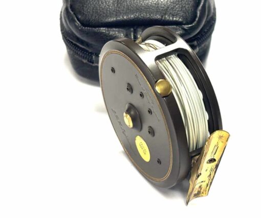   Hardy LRH Golden Lightweight 3 3/16″ Trout Fly Reel With Pouch