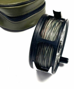   Aquarex 400 Salmon Fly Reel With Green Reel Pouch