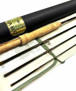   Orvis Superfine Mid Flex 8′ TROUTBUM Line #4 Trout Fly Rod With Bag & Tube Superb