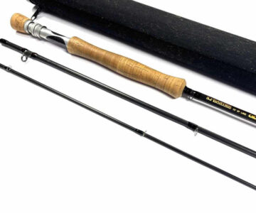   G Loomis GLX DISTANCE 10′ line #7 three piece trout fly rod with bag and case