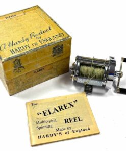   Hardy Elarex Vintage Multiplier Baitcasting Spinning Reel With Box & Instructions