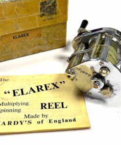   Hardy Elarex Vintage Multiplier Baitcasting Spinning Reel With Box & Instructions