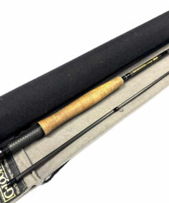   G Loomis GLX 9′ two piece trout fly rod line rated #6 with case