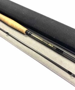   G Loomis GLX 9′ two piece trout fly rod line rated #6 with case