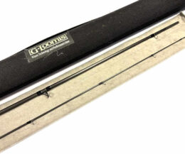   G Loomis GLX 9′ two piece trout fly rod line rated #6 with case
