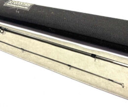   G Loomis GLX 9′ two piece trout fly rod line rated #6 with case