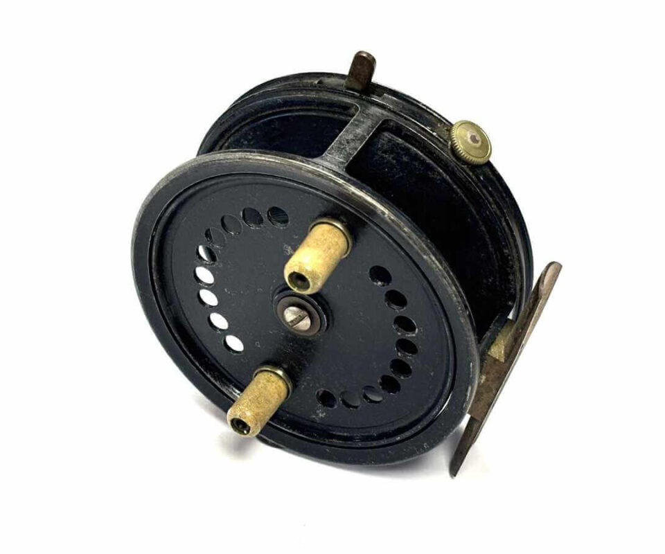   Allcocks Easicast 4″ alloy drum spinning reel in fine working order