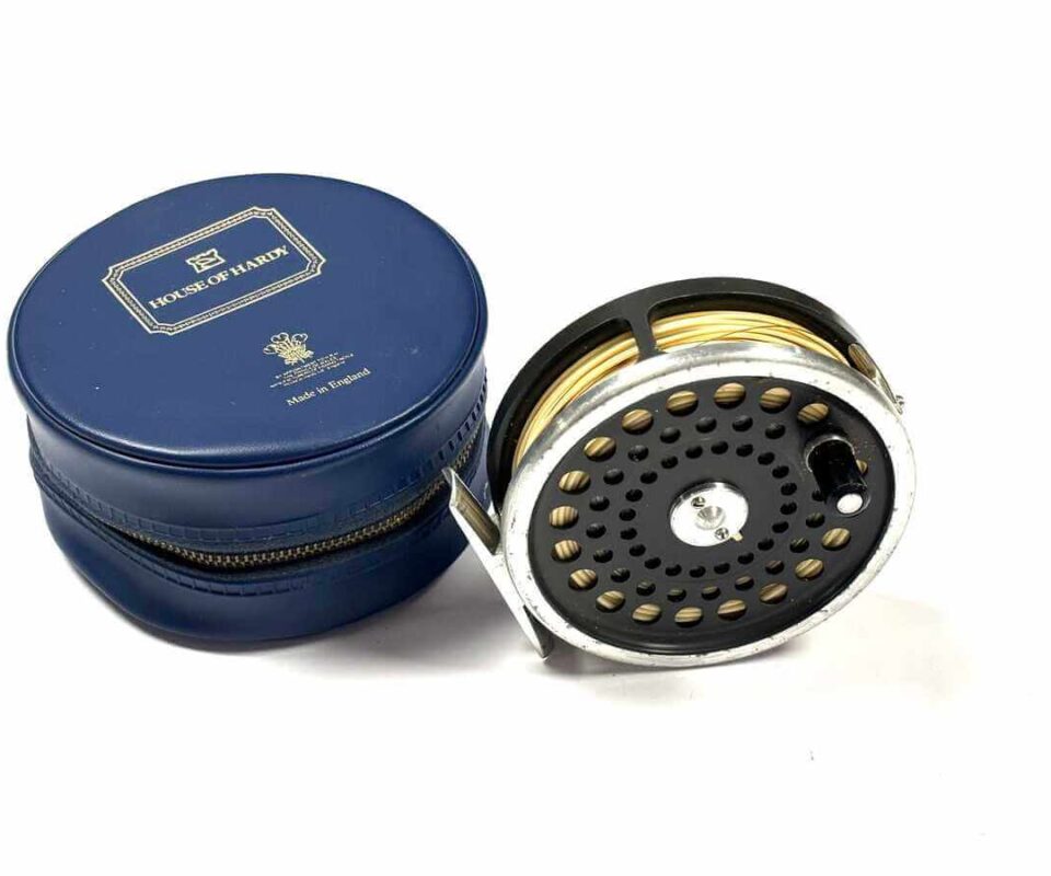   Hardy Marquis #10 fly reel with WF9 F line with Hardy case
