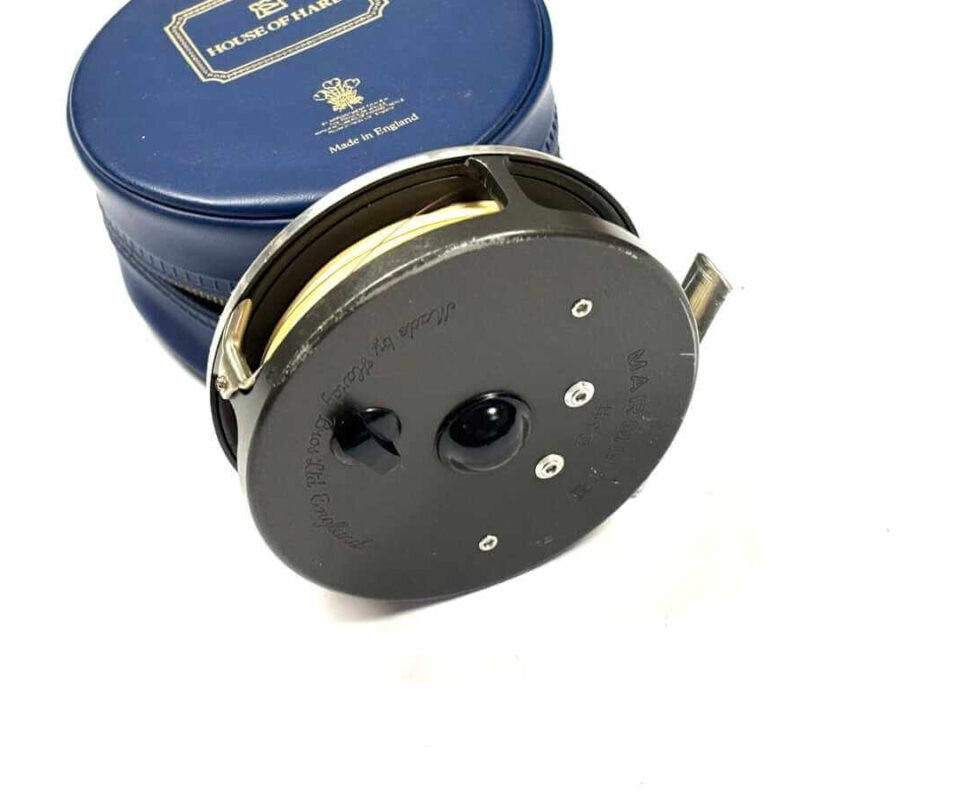   Hardy Marquis #10 fly reel with WF9 F line with Hardy case