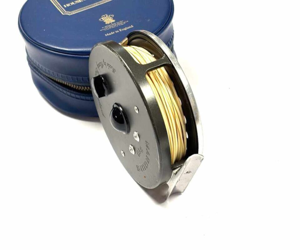   Hardy Marquis #10 fly reel with WF9 F line with Hardy case