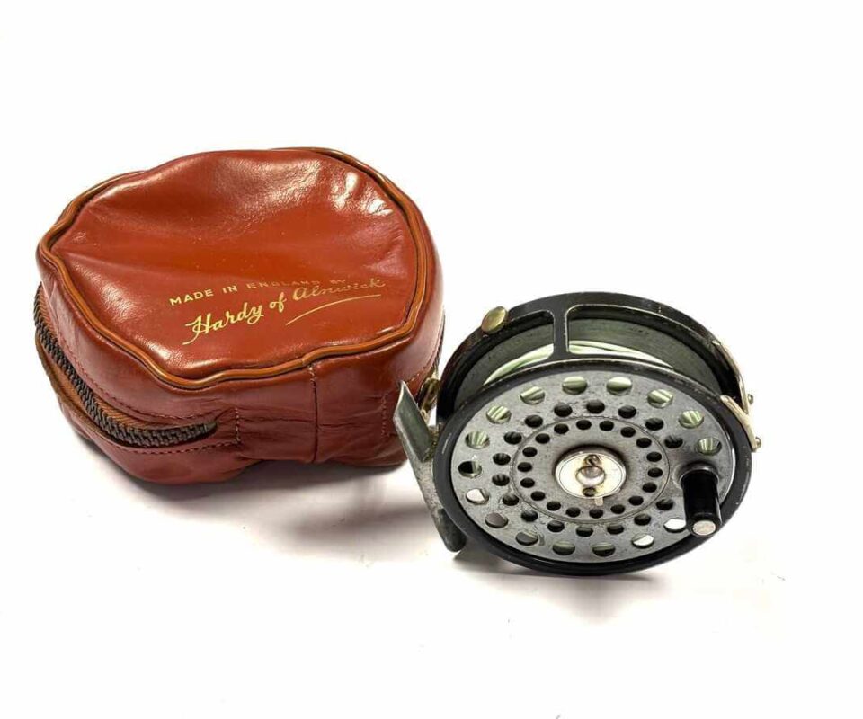   Hardy LRH Lightweight 3 1/8″ Trout Fly Reel With Hardy Leatherette Case