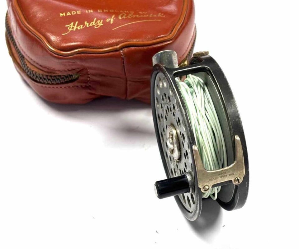   Hardy LRH Lightweight 3 1/8″ Trout Fly Reel With Hardy Leatherette Case