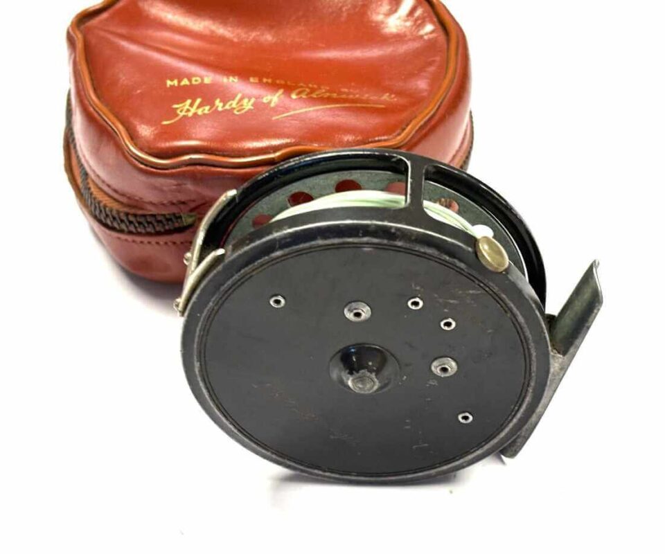   Hardy LRH Lightweight 3 1/8″ Trout Fly Reel With Hardy Leatherette Case