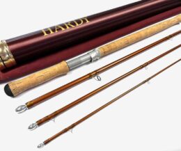   Hardy Angel 15′ 4 Piece Carbon Salmon Fly Rod #10 Rare Model With Bag & Tube Fine