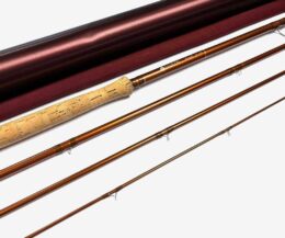   Hardy Angel 15′ 4 Piece Carbon Salmon Fly Rod #10 Rare Model With Bag & Tube Fine
