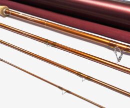   Hardy Angel 15′ 4 Piece Carbon Salmon Fly Rod #10 Rare Model With Bag & Tube Fine