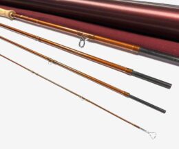   Hardy Angel 15′ 4 Piece Carbon Salmon Fly Rod #10 Rare Model With Bag & Tube Fine