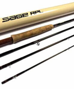   Sage Graphite III 590-4 RPL 9' Four Piece Trout Fly Rod Line #5 With Bag & Tube